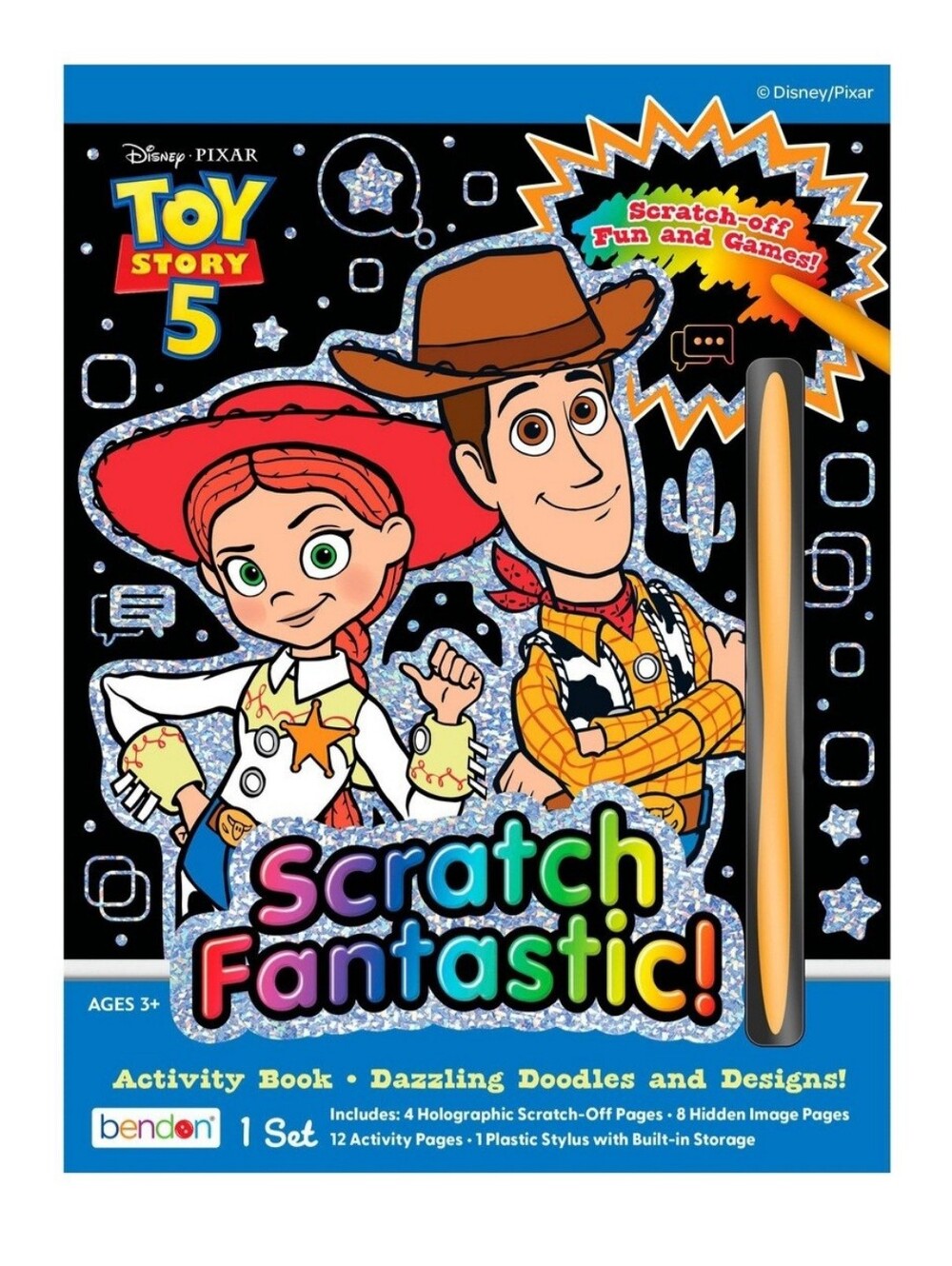 Disney Pixar Toy Story 5 "Scratch Fantastic!" Activity Book